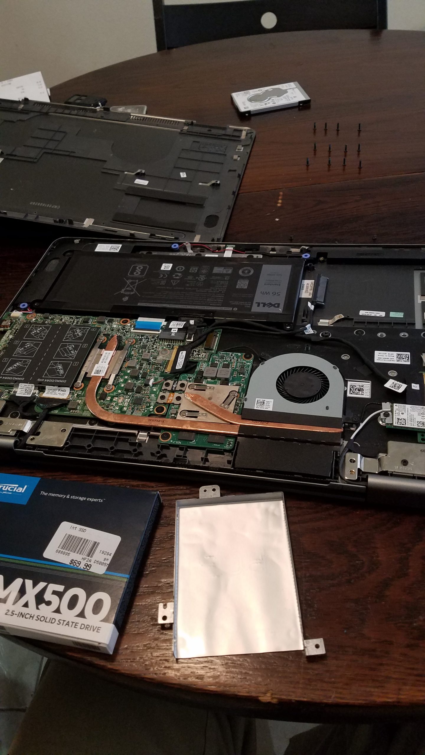 20200105_122036 Hard drive swap